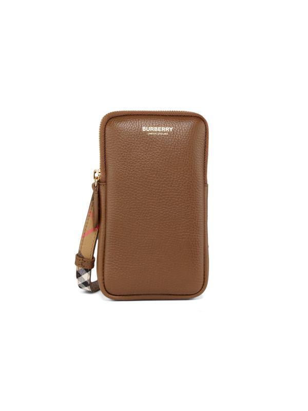 Burberry ​Leather Phone Crossbody Pouch