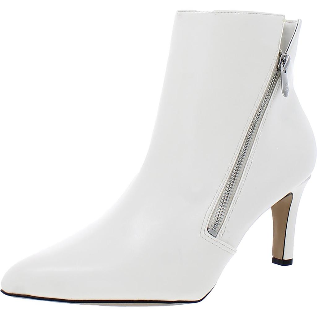 Adrienne Vittadini Sondy Womens Faux Leather Dressy Ankle Boots