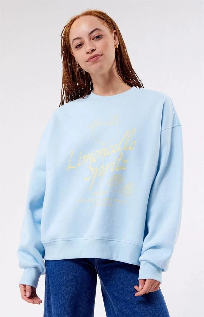 PacSun Limoncello Crew Neck Sweatshirt 1