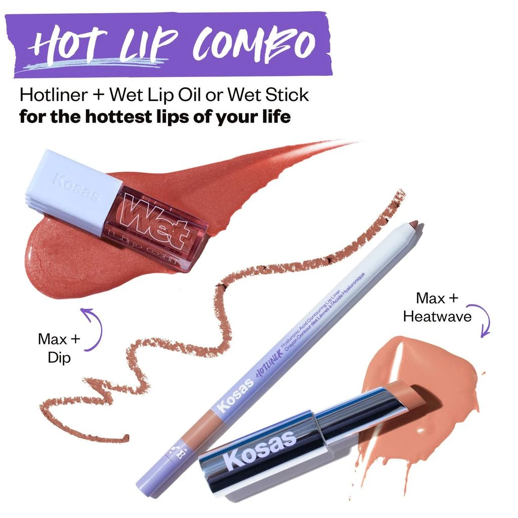 Kosas Hotliner Hyaluronic Acid Contouring Lip Liner 4