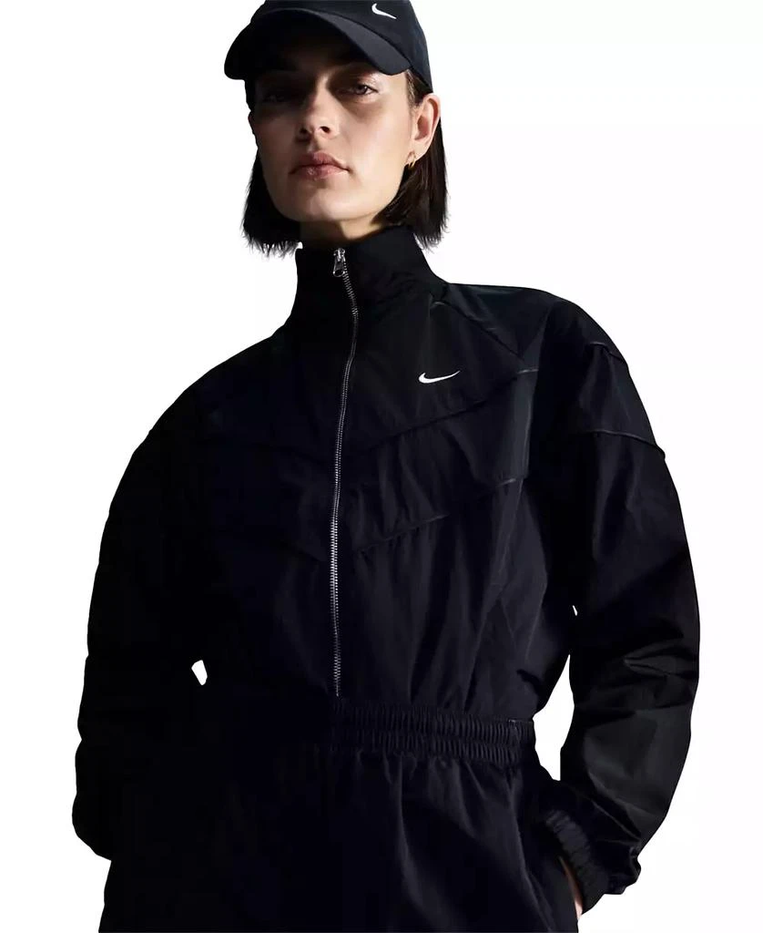 NIKE Women's Windrunner Full-Zip Contrast-Trim Jacket 3