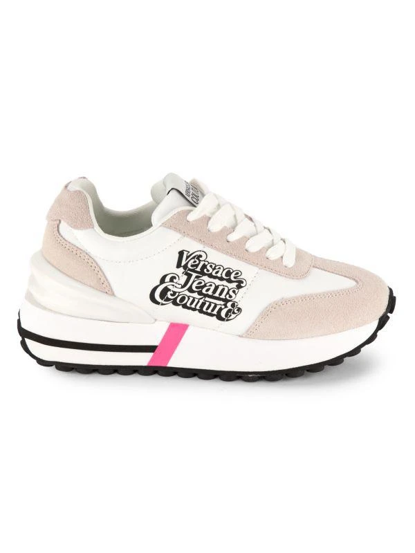 Shop Fondo Mixed Media Low Top Sneakers on Sale at BeyondStyle