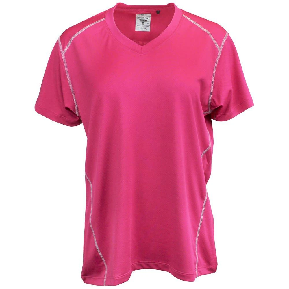 River's End V-Neck Short Sleeve Athletic T-Shirt 1
