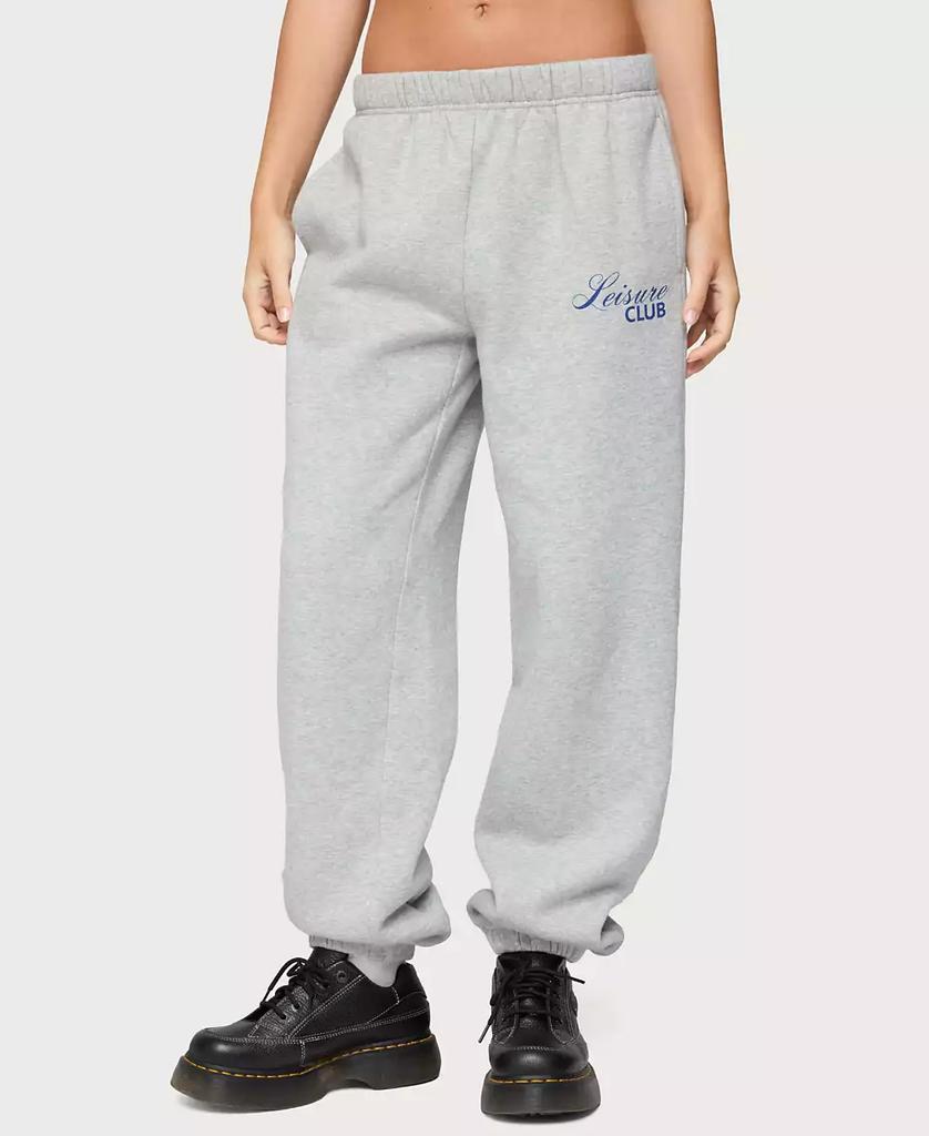 Edikted Women's Leisure Club Sweatpants