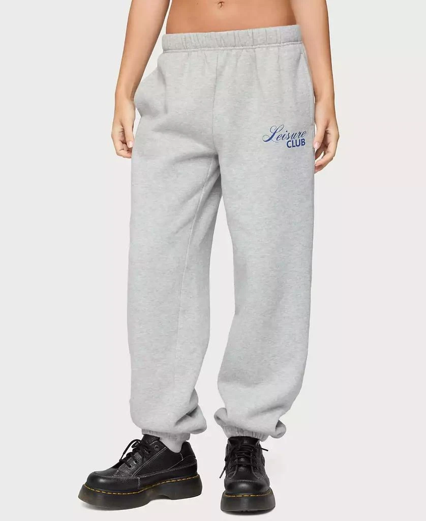 Edikted Women's Leisure Club Sweatpants 1