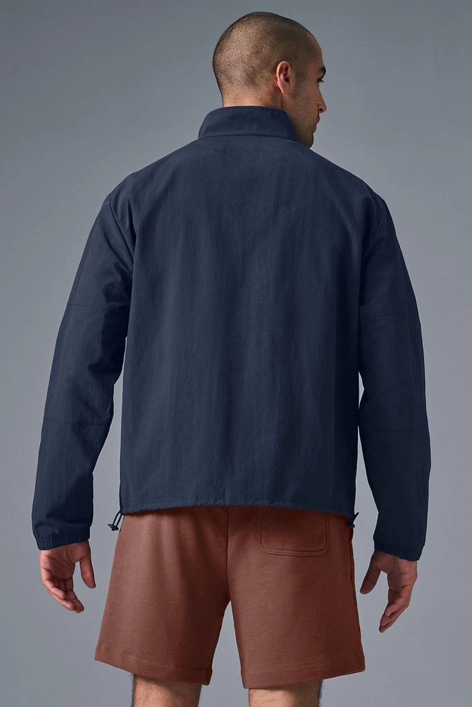 Alo Light Weight Takeaway Track Pullover - Navy 2