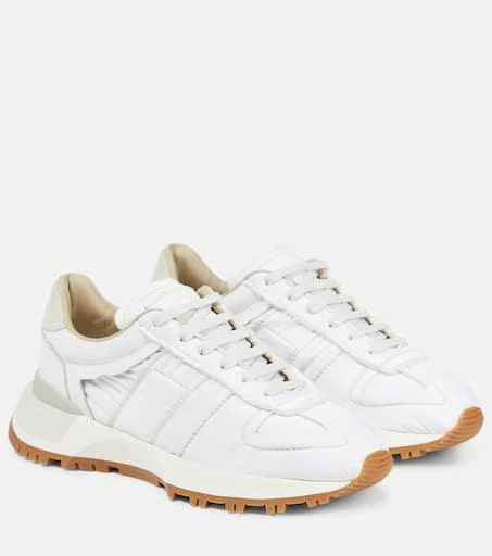 MAISON MARGIELA Leather-trimmed sneakers 1