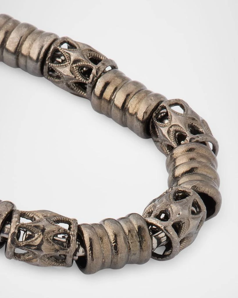 Armenta Men's Grey Sterling Silver Bracelet 3