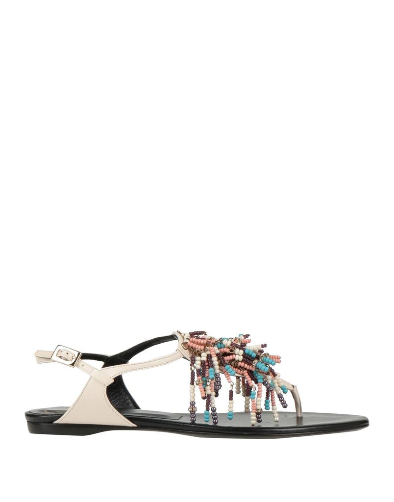 Roger Vivier Slidy Viv' embellished raffia sandals