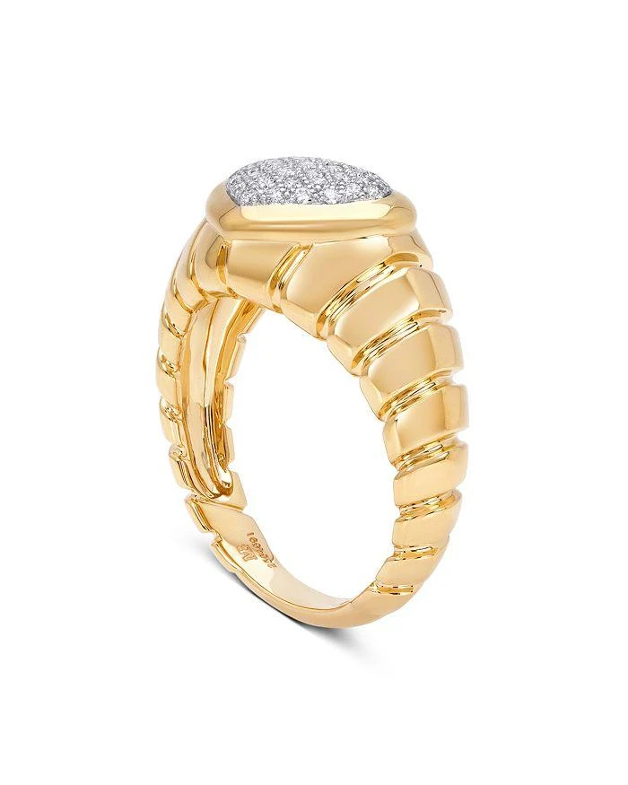 MARINA 18K Yellow Gold Timo Diamond Pavé Cluster Ring 3