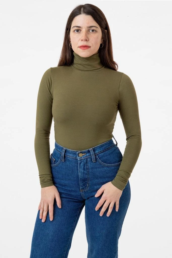 Los Angeles Apparel 8306 - Cotton Spandex Turtleneck 4