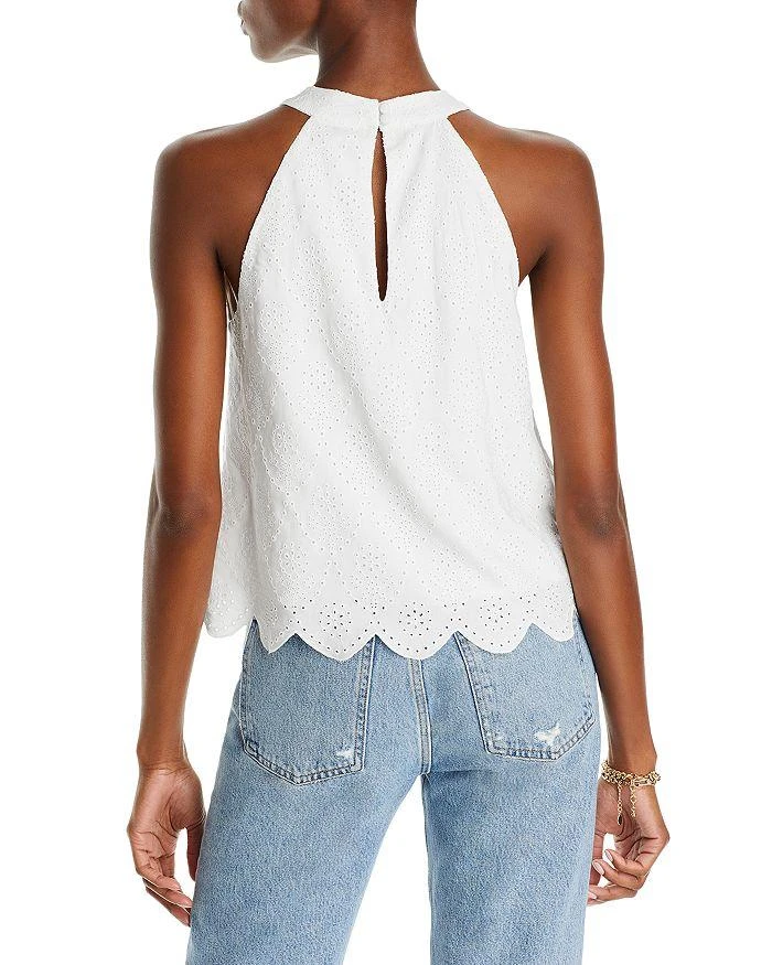 AQUA Sleeveless Eyelet Top - Exclusive 3