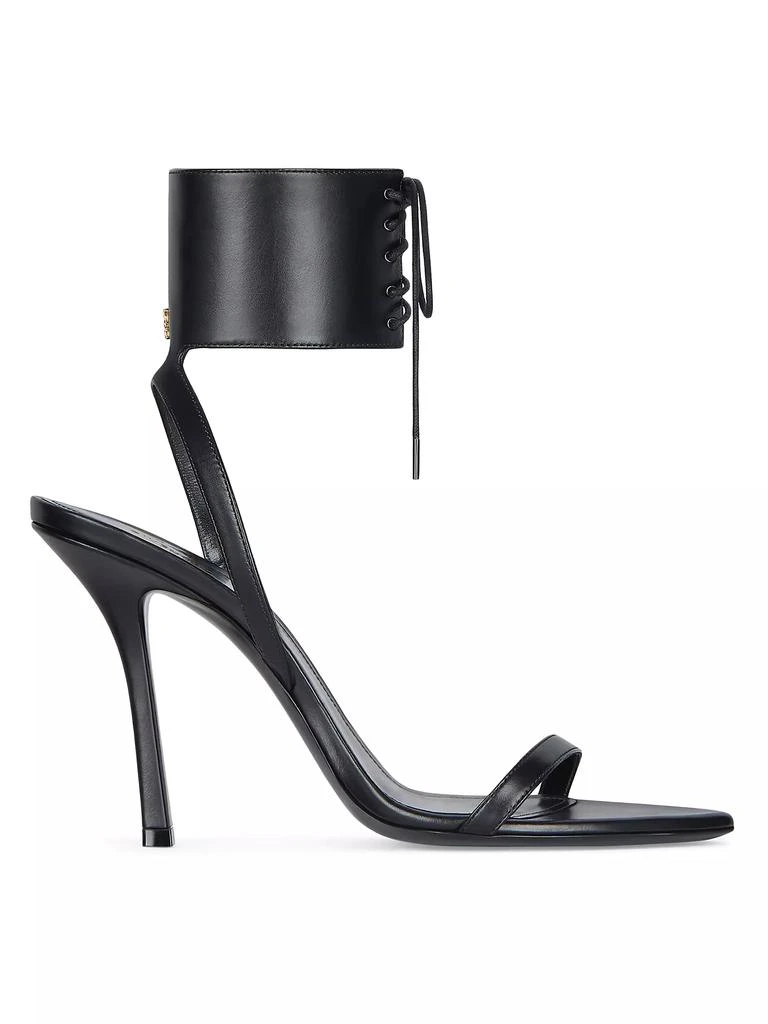 Givenchy 4G Liquid Lace-Up Heeled Sandals 1