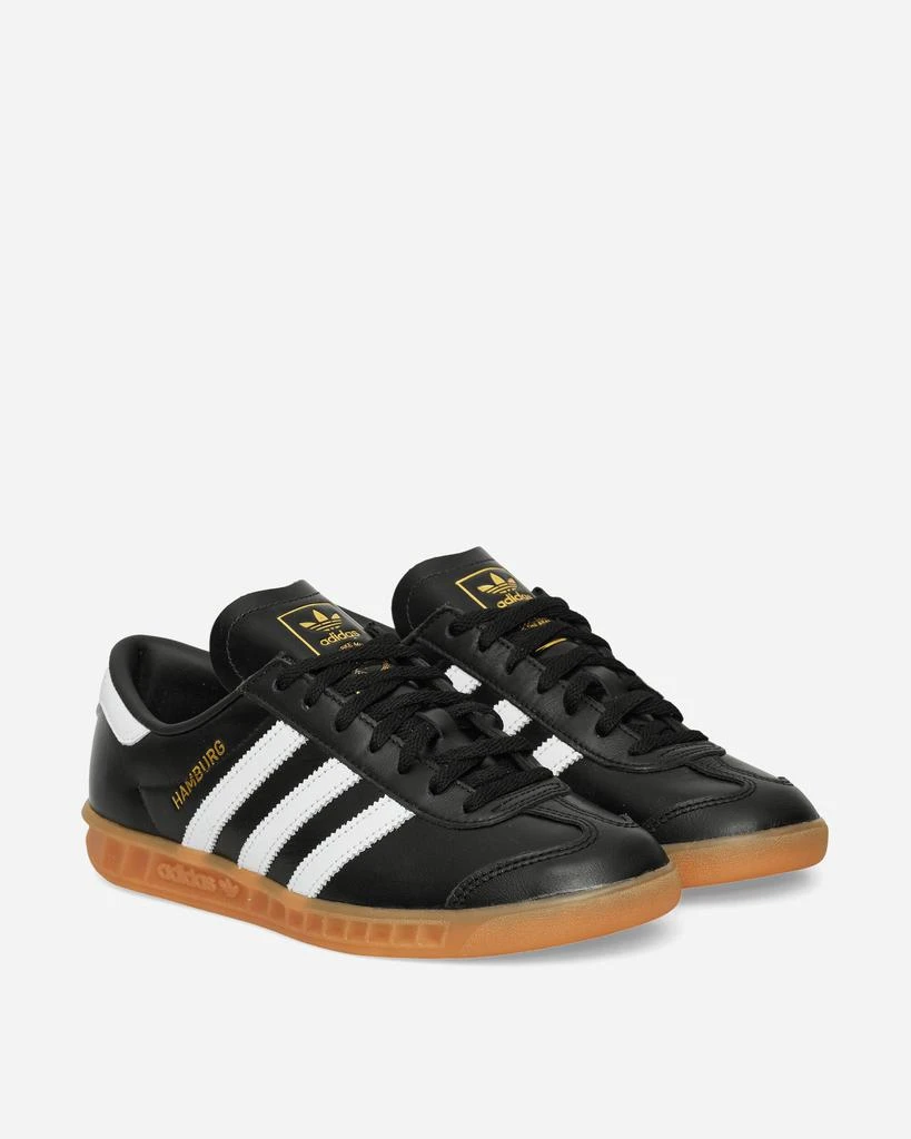 Adidas Women's Hamburg Sneakers Core Black / Cloud White 3