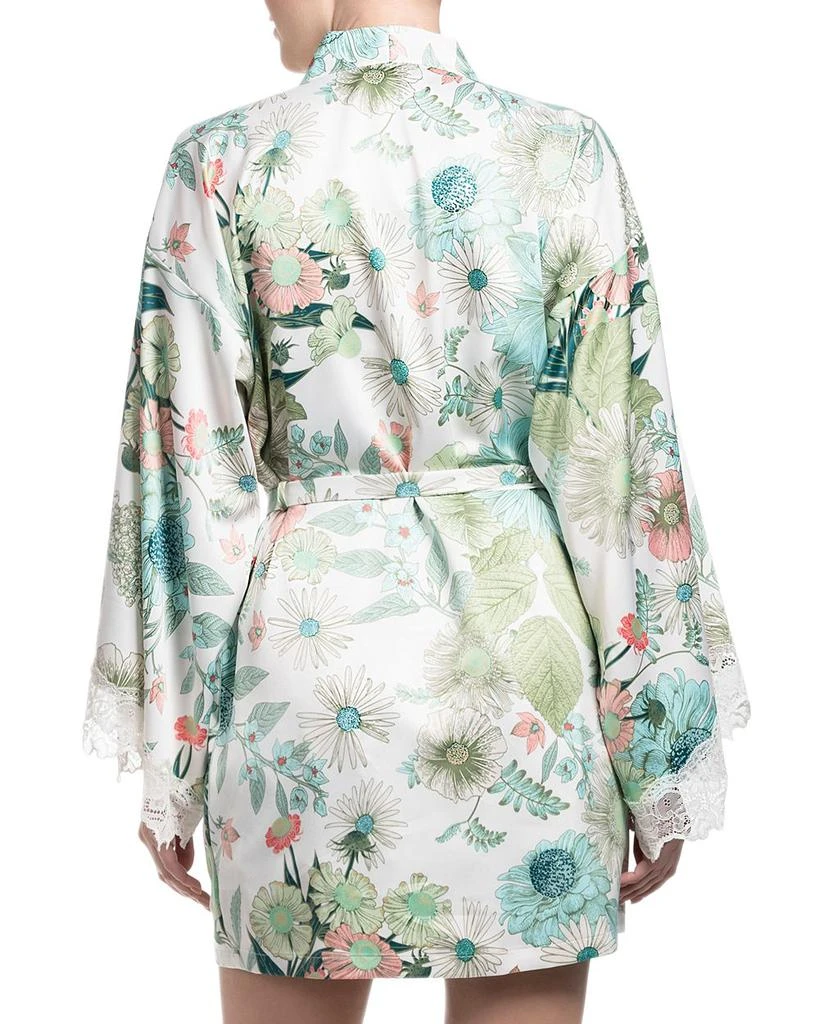 In Bloom Floral Stretch Matte Satin Wrap 2