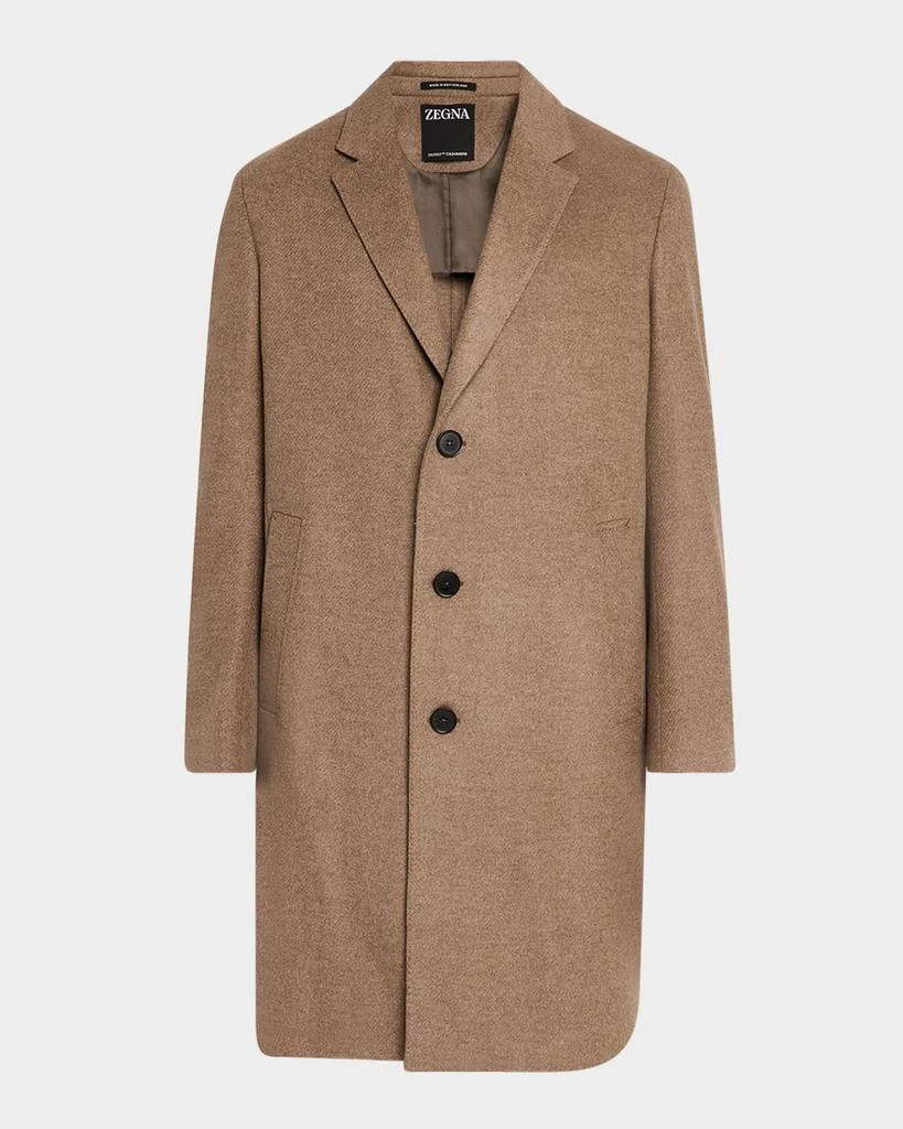 Zegna Men's Trofeo Wool-Cashmere Overcoat 1