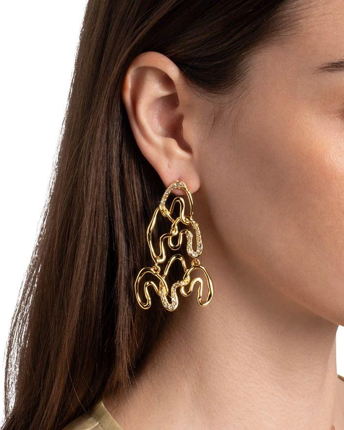 Alexis Bittar Solanales Crystal Chandelier Earrings 3