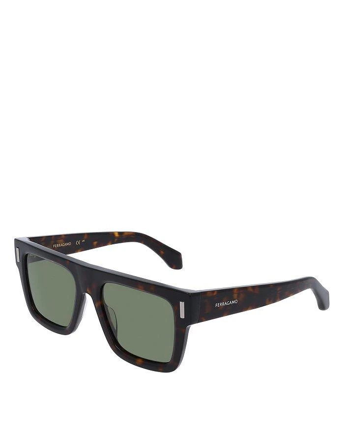Salvatore Ferragamo Renew Rivet Oversized Square Sunglasses  display picture 1