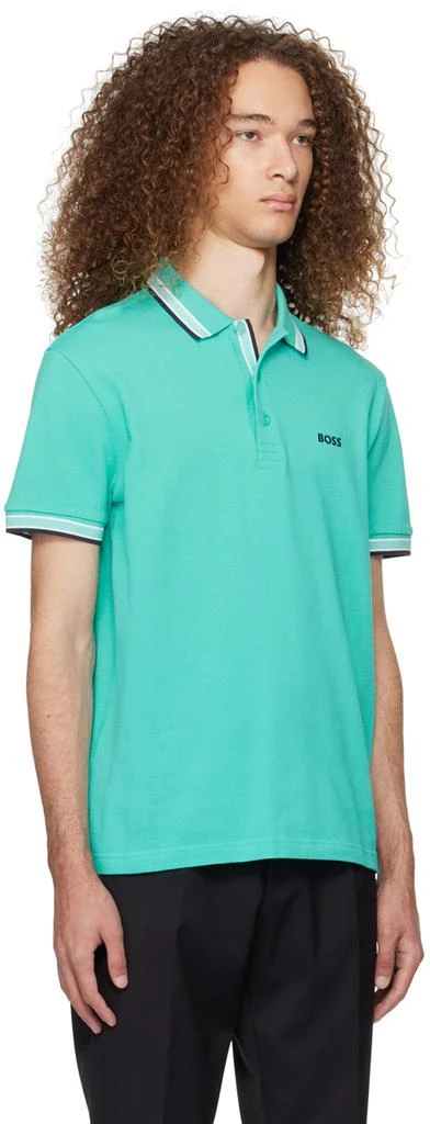 Hugo Boss Blue Striped Polo 2