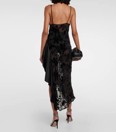 Rodarte Asymmetrical bias slip dress 3