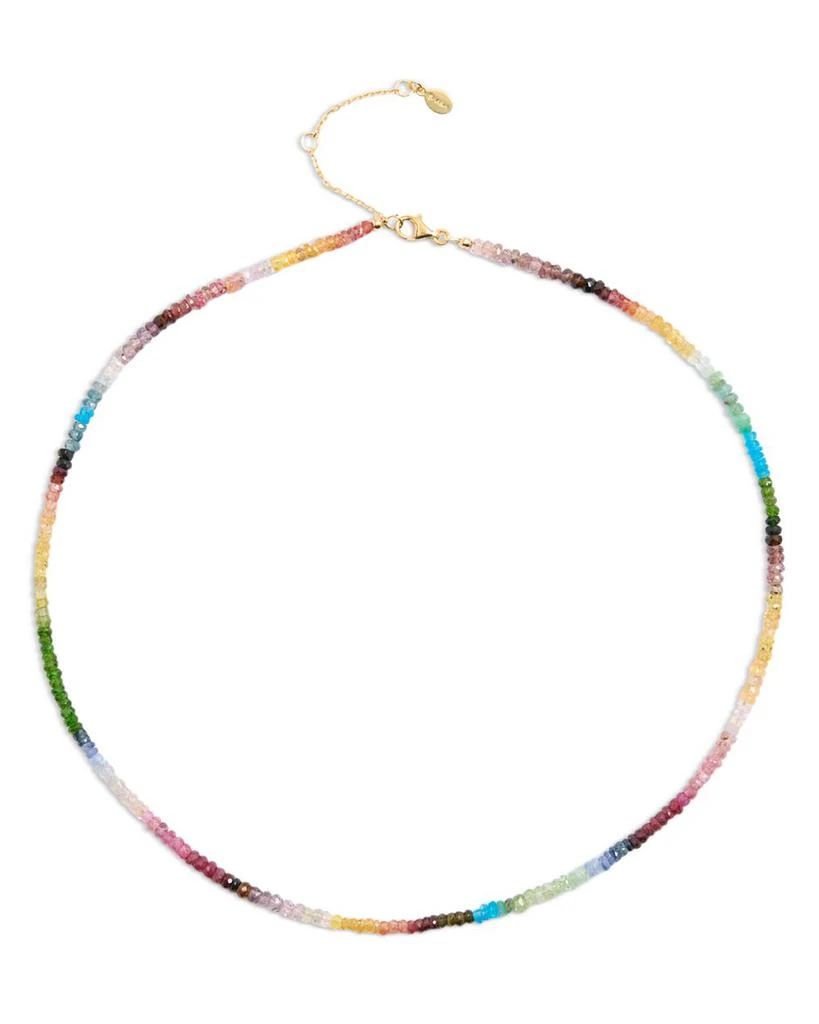 Shashi SHASHI Aisha Gem Necklace, 14"-16" 1