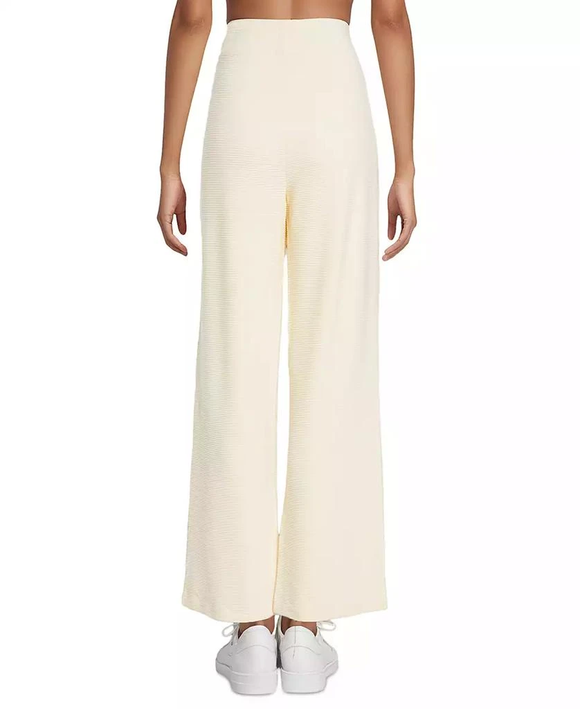 Three Dots Women's Nova Solid-Color Wide-Leg Pull-On Pants 3