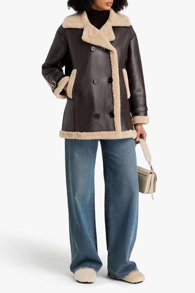 Muubaa Double-breasted shearling coat