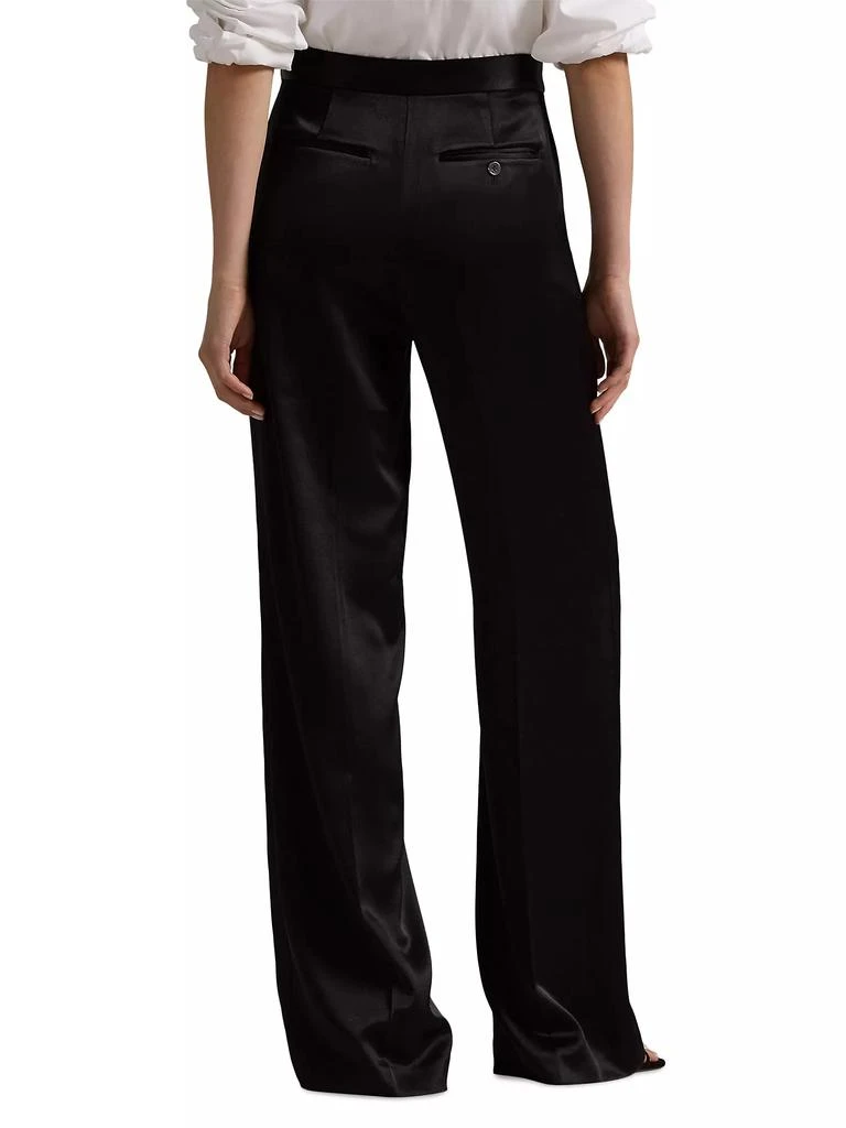 Ralph Lauren Satin High-Rise Wide-Leg Pants 4