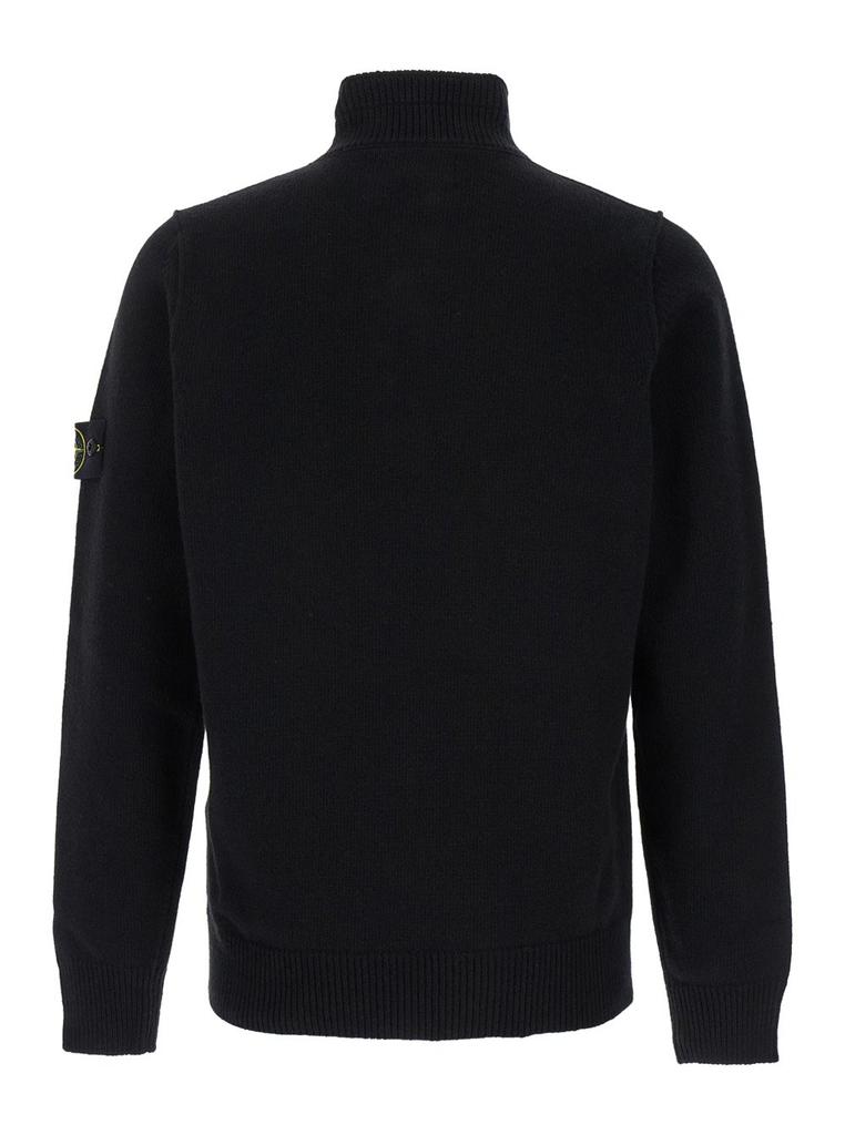 Stone Island Stone Island Mock Neck Knitted Jumper