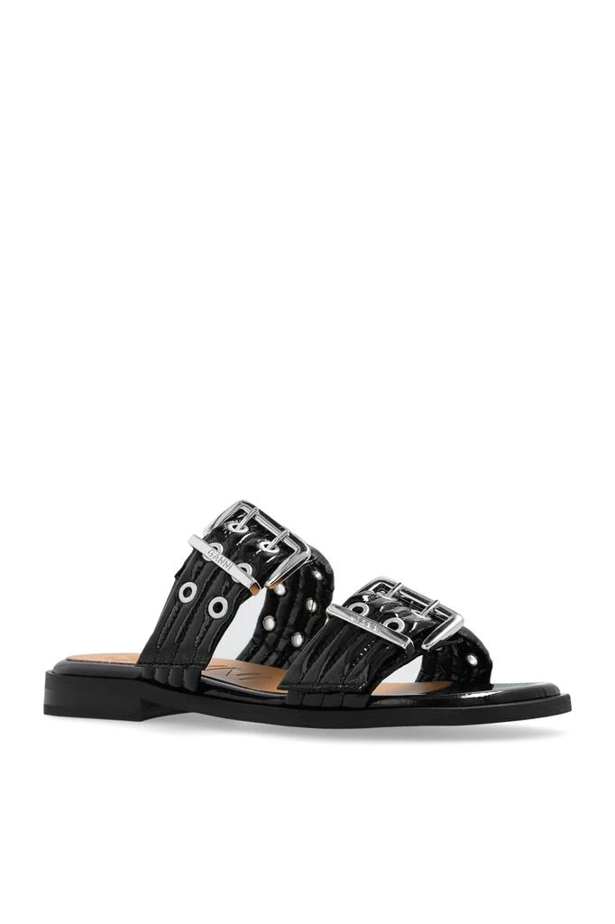 Ganni Ganni Slides with Straps 4