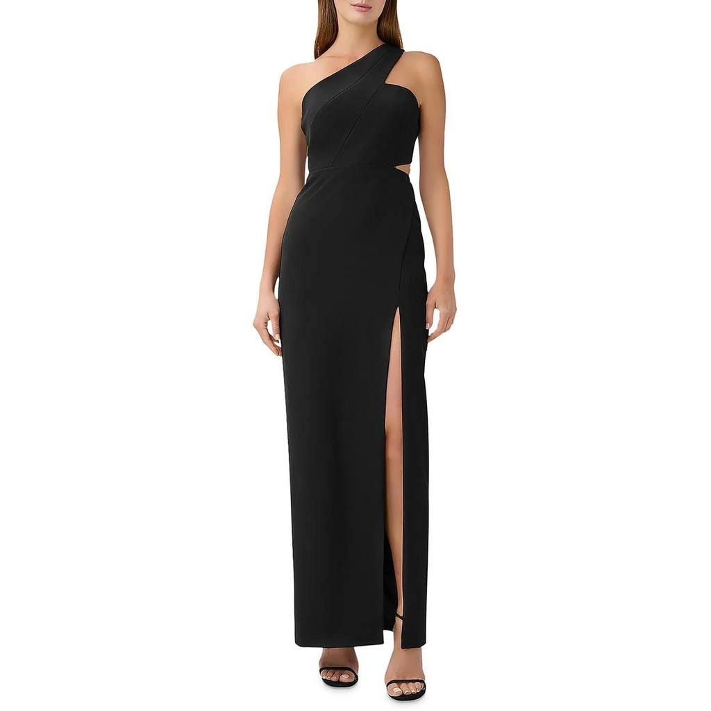 Aidan Mattox Womens Cut-Out One Shoulder Formal Dress 3