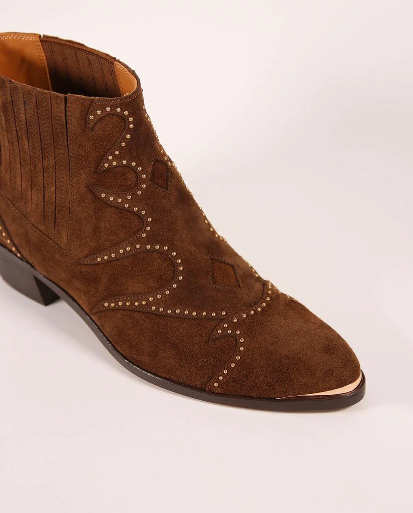 Toral Bottines Silvia Punk Cognac 5