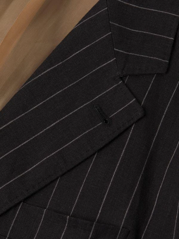 Brunello Cucinelli ​Pinstripe Linen Tailored-Fit Suit 3