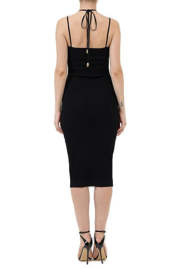 knee length dresses for ladies Just Cavalli Vintage Floral Bodycon Midi Dress Small  Rats Vintage