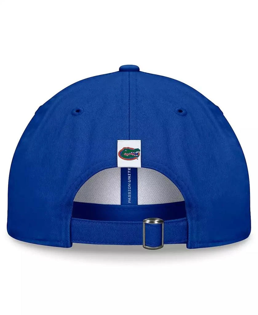 Top of the World Men's White/Royal Florida Gators Heritage Weston Adjustable Hat 4