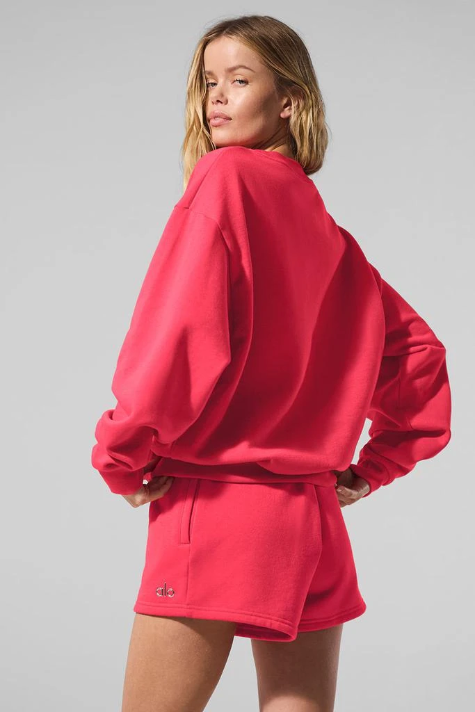 Alo Accolade Crew Neck Pullover - Candy Red 3