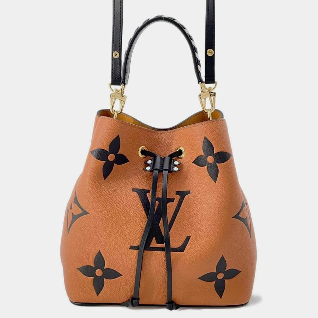 Louis Vuitton Louis Vuitton Caramel/Black Monogram / Giant Neonoe bag 1