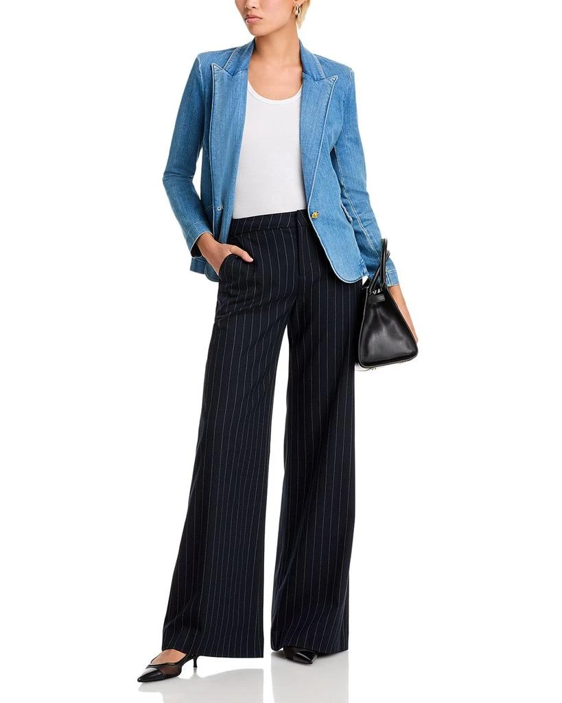 L'Agence Baldwin Denim Blazer 2