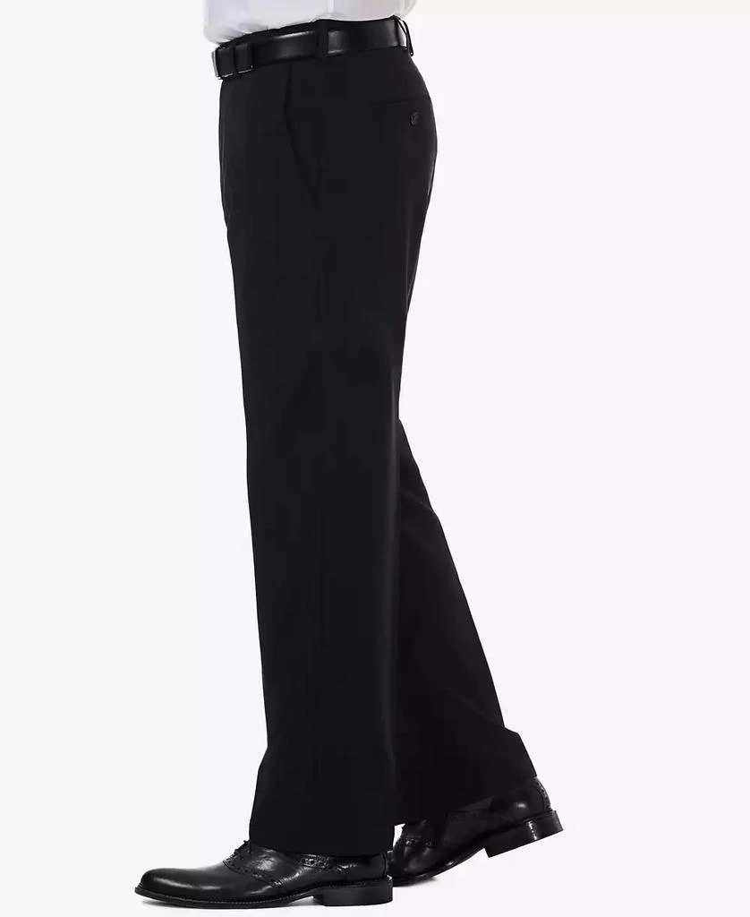 Haggar Men's Cool 18 PRO® Classic-Fit Expandable Waist Flat Front Stretch Dress Pants 3