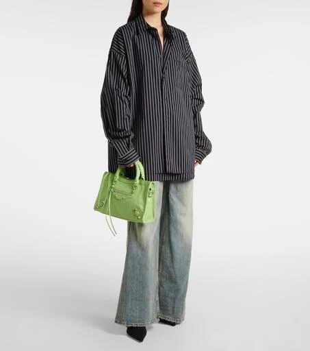 Balenciaga Le City Small leather tote bag 5