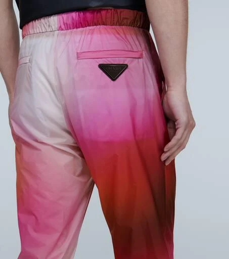 Prada printed technical pants 5