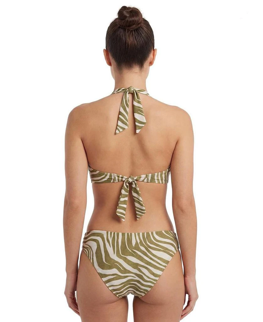 Change of Scenery Shana U-Bar Print Halter Bikini Top 3