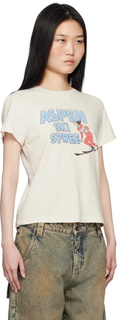 Re/Done Off-White Classic 'Ski Spree' T-shirt 2