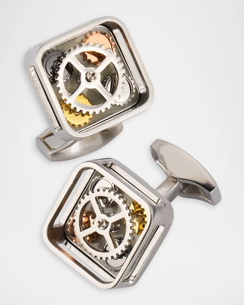Tateossian Men
s Quattro Gear Cufflinks