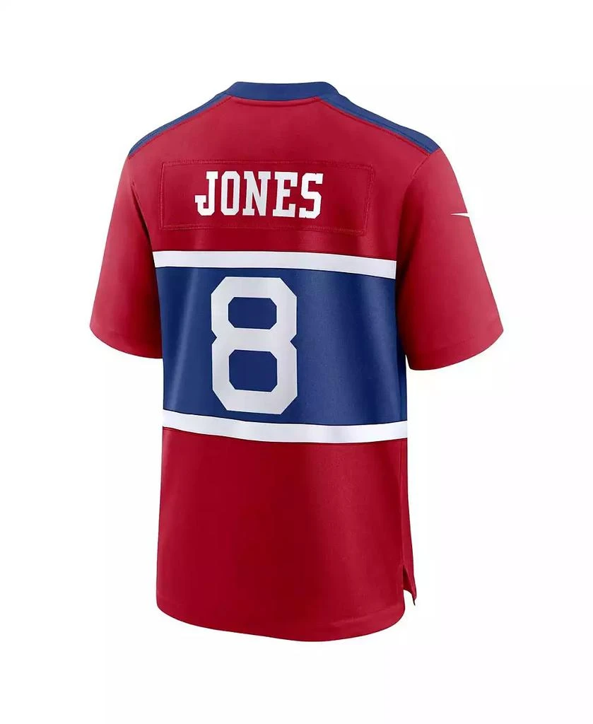 NIKE Men's Daniel Jones Century Red New York Giants Alternate Player Game Jersey 3