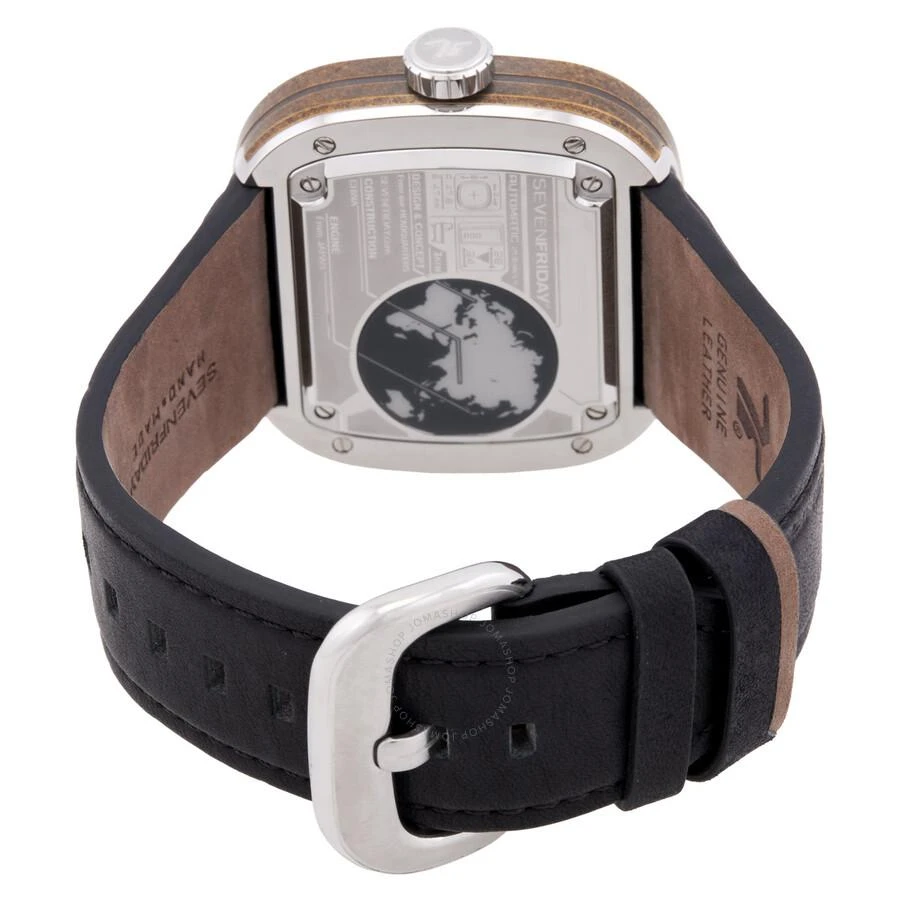 Sevenfriday SevenFriday P-Series Skeleton Diamond Automatic Watch PS2/01 3