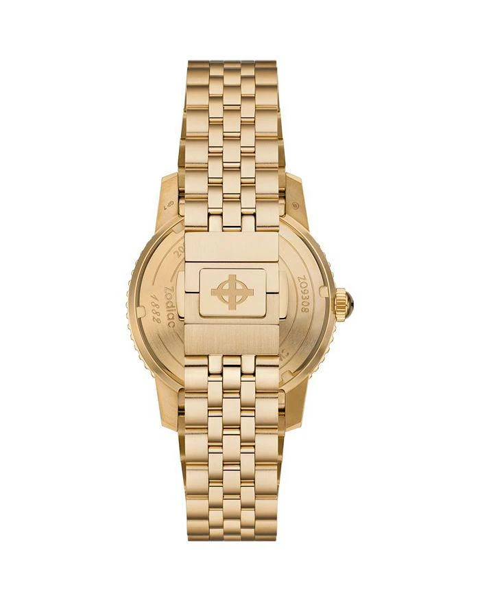 ZODIAC Compression Diver Automatic 18K Gold-Plated Watch, 40mm 3