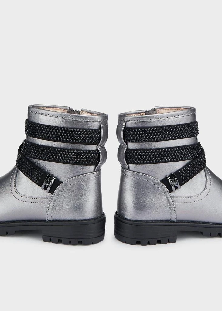 Mayoral Mayoral - Kid
s Rhinestone Strap Biker Bootie 4