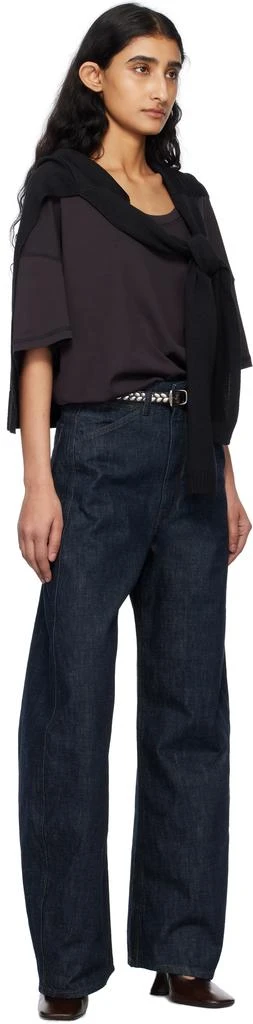 Lemaire Black Trompe L'oeil Scarf 3