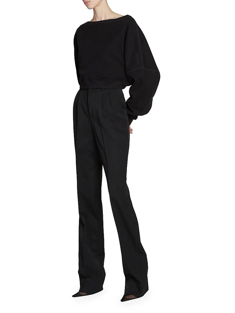 Yves Saint Laurent Cropped Sweatshirt 3